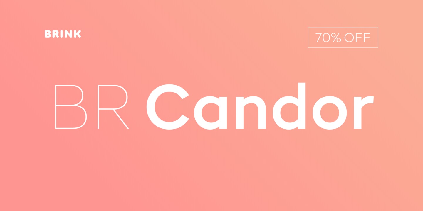 Example font BR Candor #16